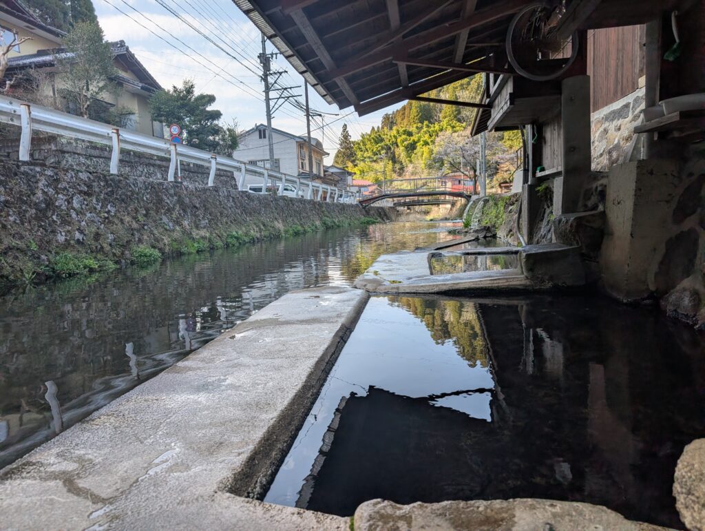 万願寺川湯からの風景